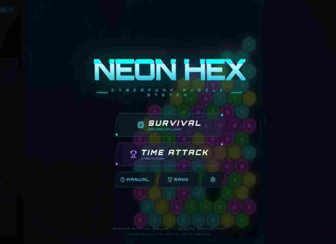 تحميل لعبة NEON HEX اخر اصدار مجانا