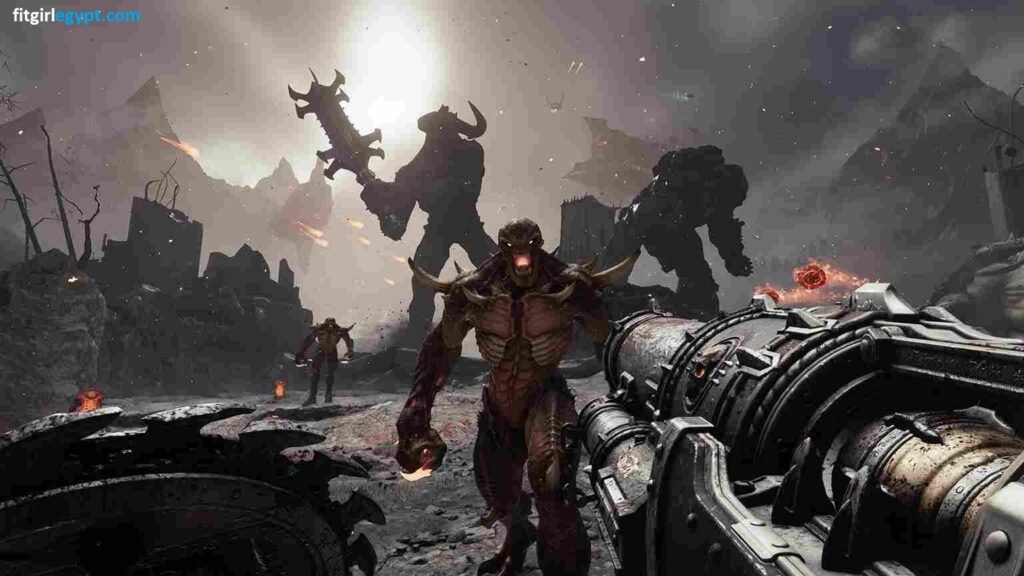 تحميل لعبة DOOM The Dark Ages مجاناً للكمبيوتر